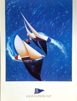 Razzia Louis Vuitton Cup 1992 San Diego original hand signed original medium