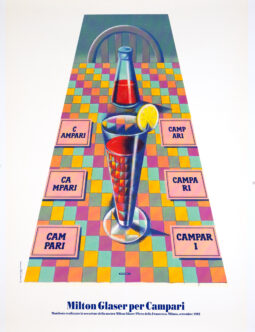 Campari Milton Glaser 1992 original vintage poster rare
