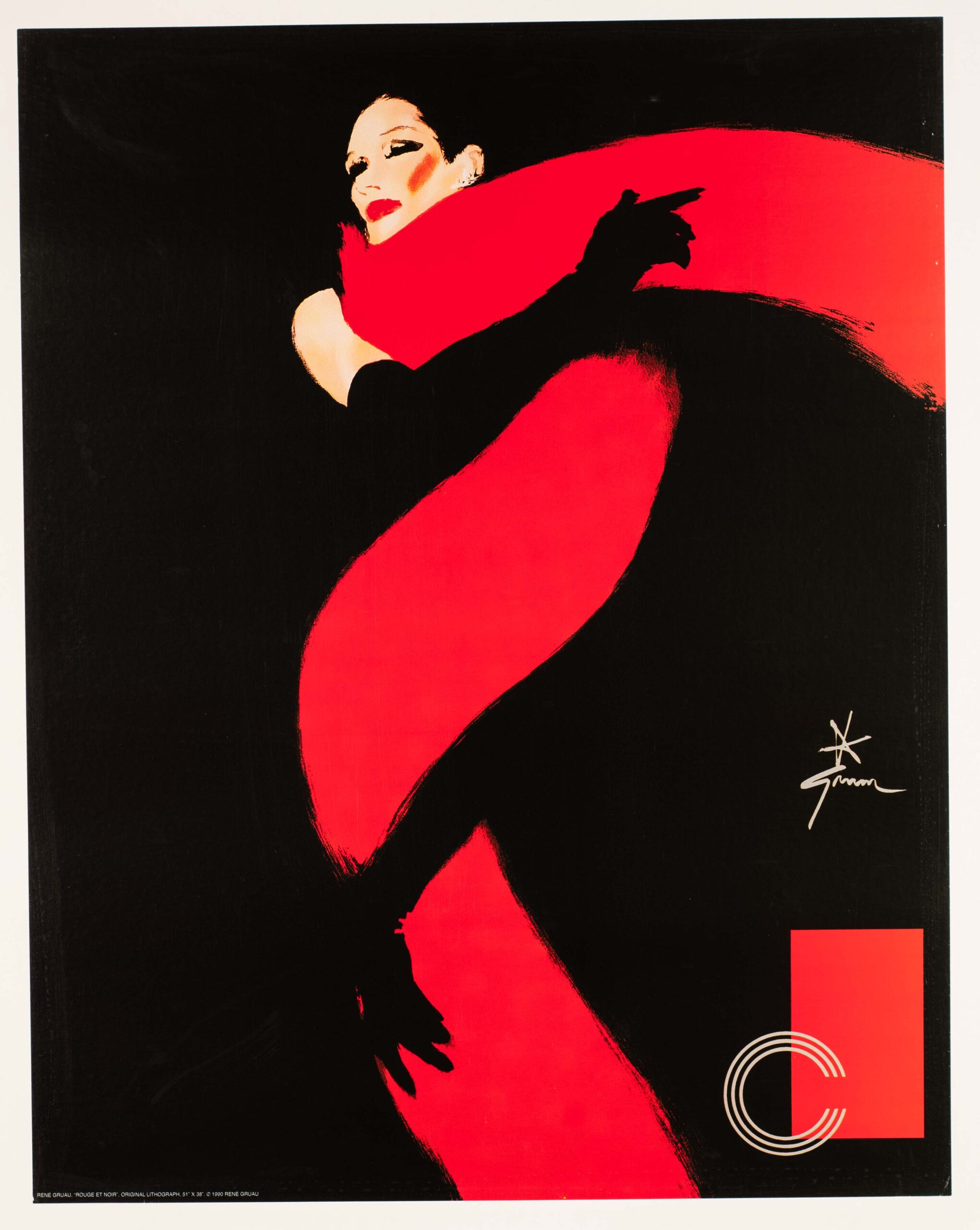 Rouge et Noir Rene Gruau