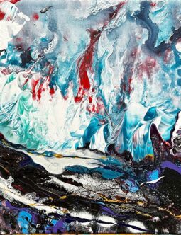 The Wanderer Painting by Spencer Stewart 2022 Acrylic and Spray Paint on canvas