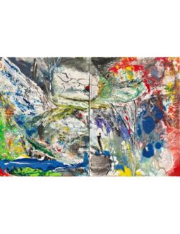 Down by the River Painting by Spencer Stewart 2024 Acrylic and Gesso on canvas
