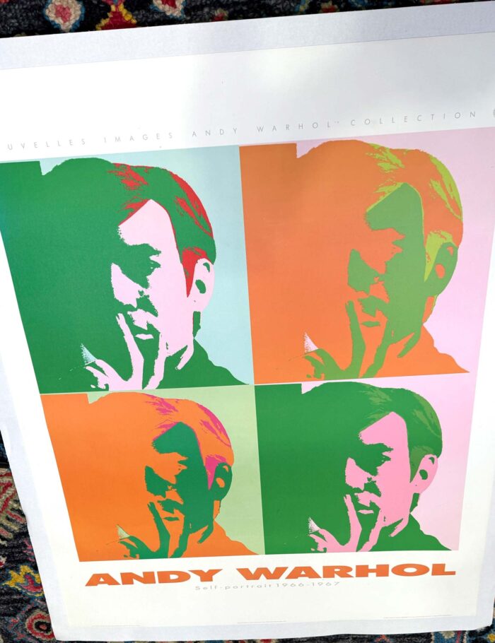 Rare Pop Art Andy Warhol SELF PORTRAIT 1989 Nouvelles Images Estate Warhol