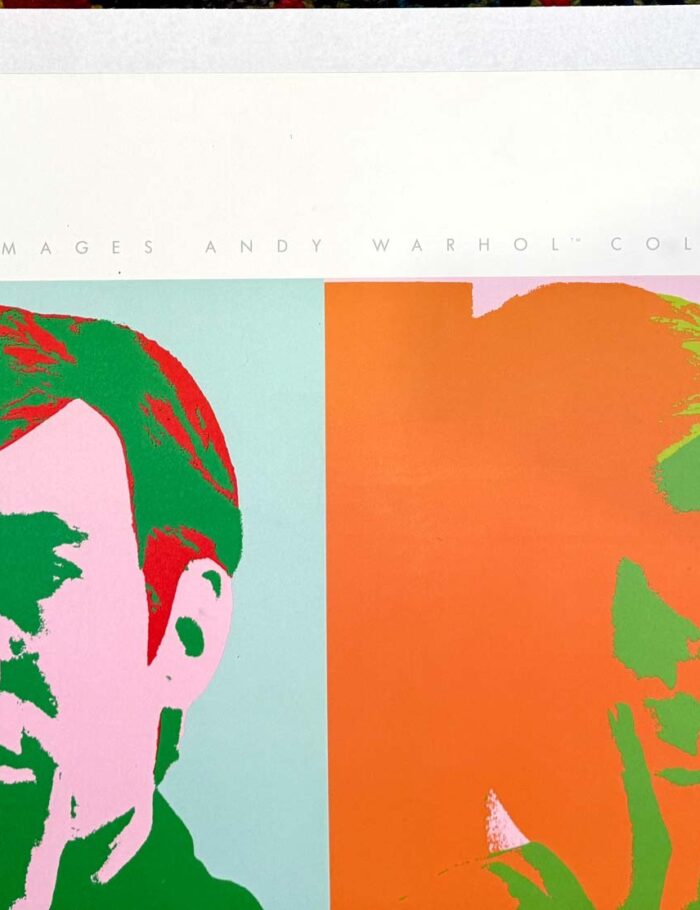 Rare Pop Art Andy Warhol SELF PORTRAIT 1989 Nouvelles Images Estate Warhol