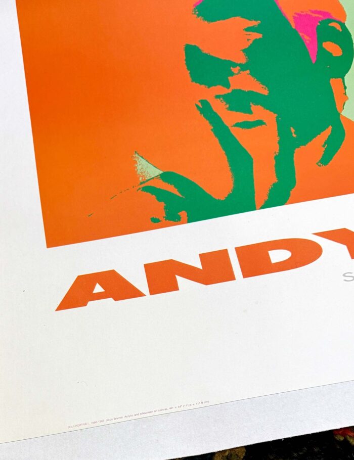 Rare Pop Art Andy Warhol SELF PORTRAIT 1989 Nouvelles Images Estate Warhol