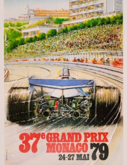 1979 Grand Prix Automobile of Monaco on linen