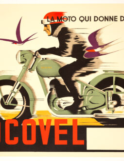Socovel Motorcycle's 1948 ORIGINAL VINTAGE POSTER