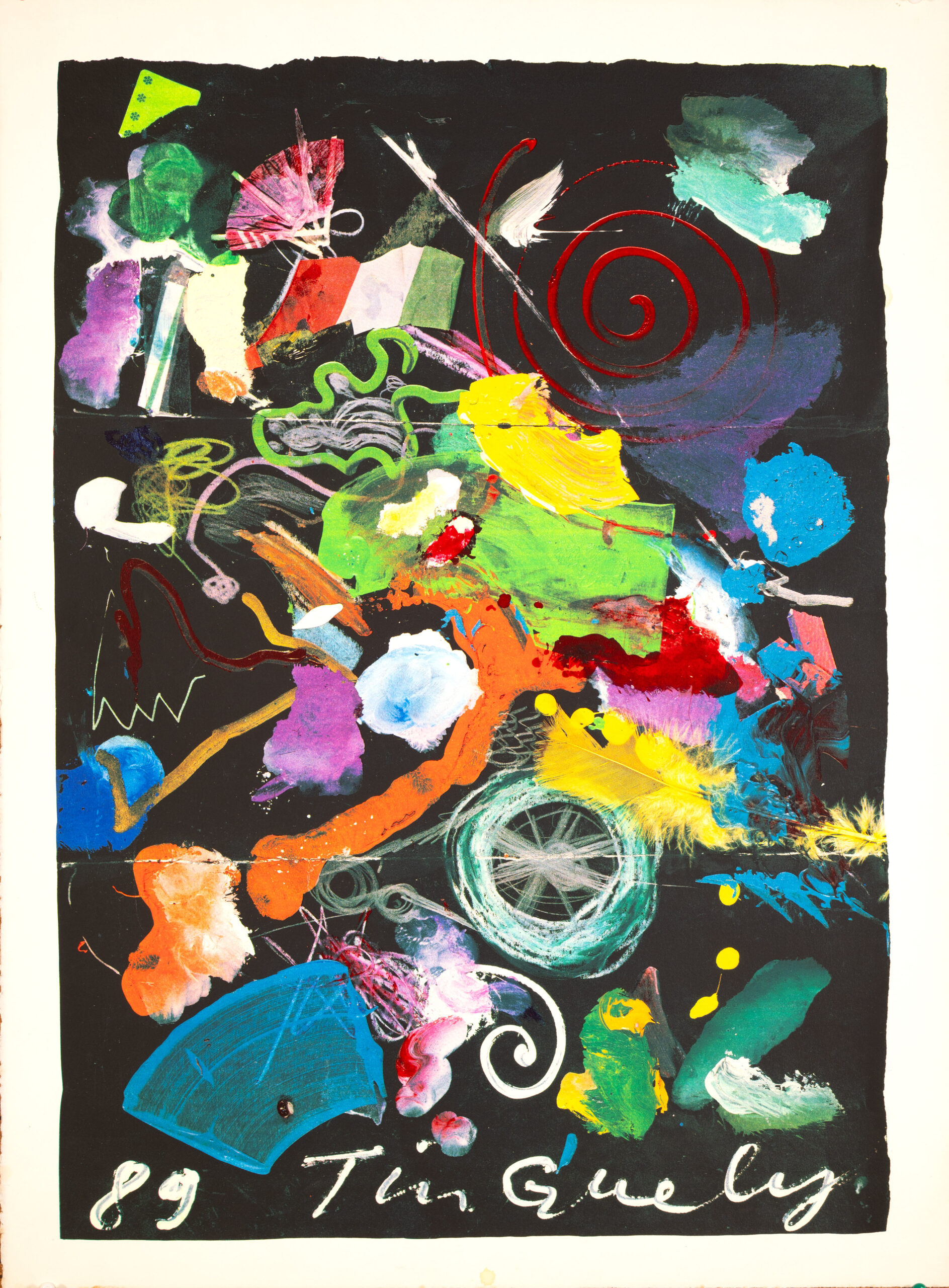 Jean Tinguely – Odalisque #2 (1989) Workshop Proof Silkscreen on Arches