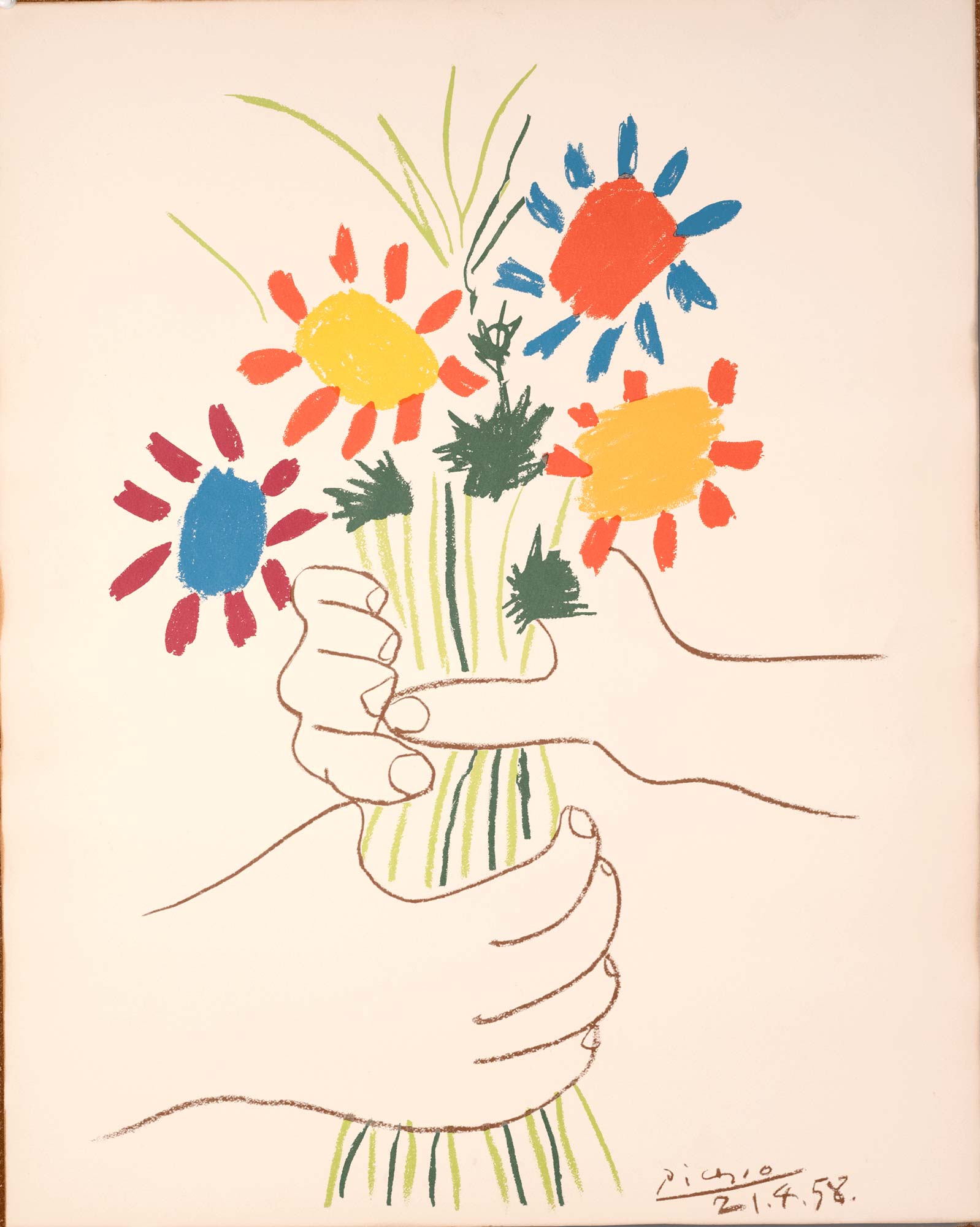 bouquet picasso 1958
