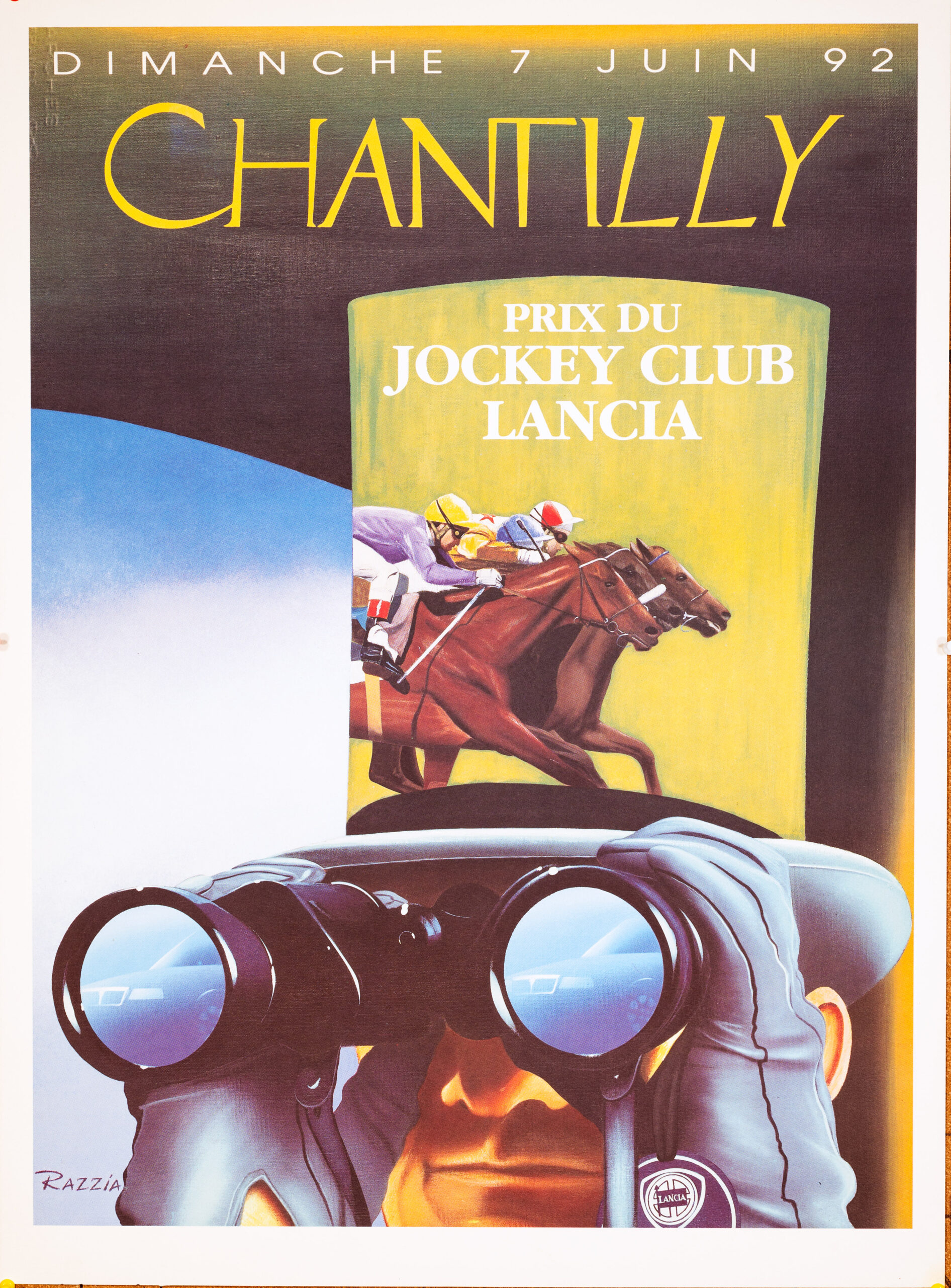 Chantilly – Razzia - Prix du Jockey Club 1992, Lancia - Rare