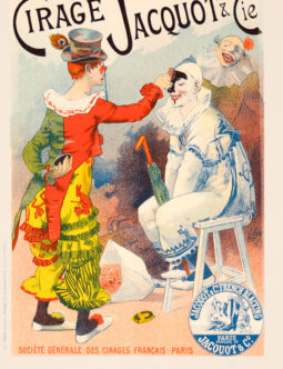 Cirage Jaquot by Lucien Lefevre FOR LES AFFICHES ILLUSTREES 1896 Stone Litho