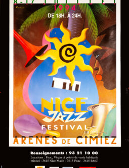 Razzia – Nice Jazz Festival 1994 (Arènes de Cimiez) Original Serigraph Poster
