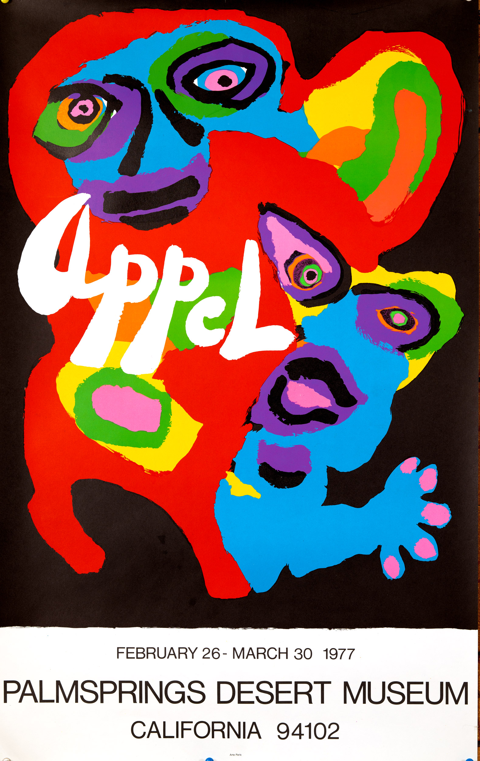 PALM SPRINGS DESERT MUSEUM — KAREL APPEL — c.1977 - Cobra Movement