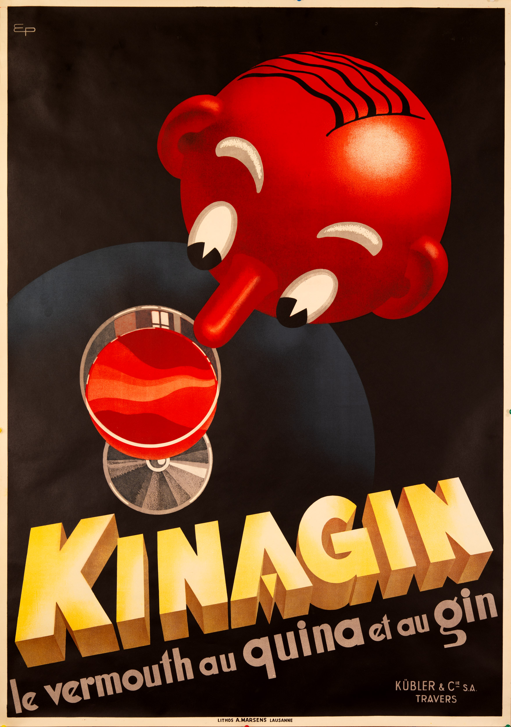 Kinagin Vermouth — Eugène Patkévitch — circa 1941 - French Vermouth