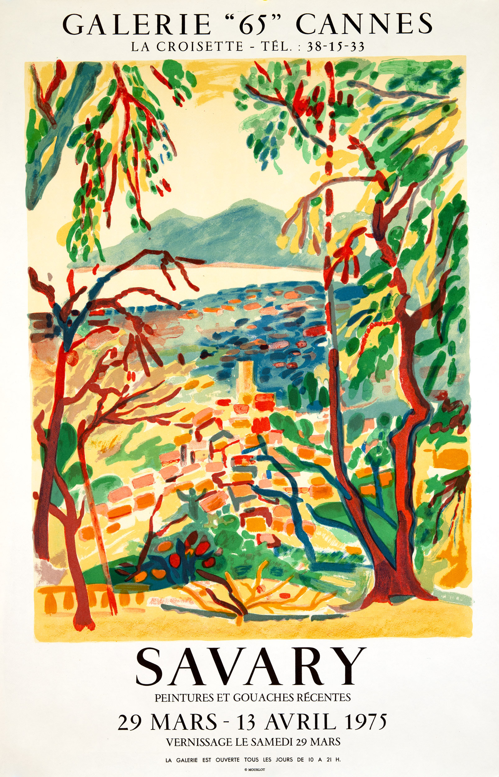 GALERIE “65” CANNES (GRASSE) — ROBERT SAVARY — 1975