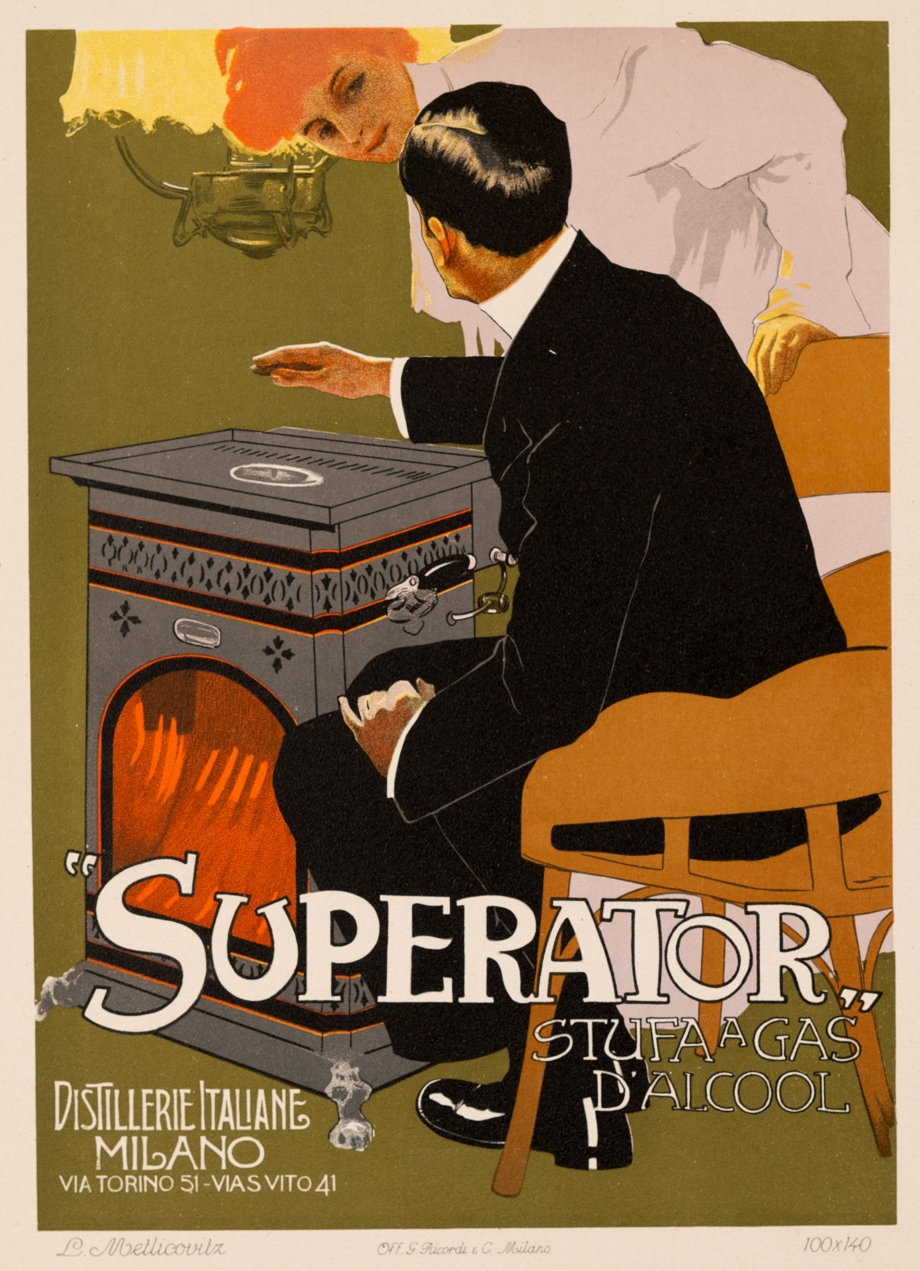 SUPERATOR — LEOPOLDO METLICOVITZ — RICORDI PORTFOLIO — c.1910