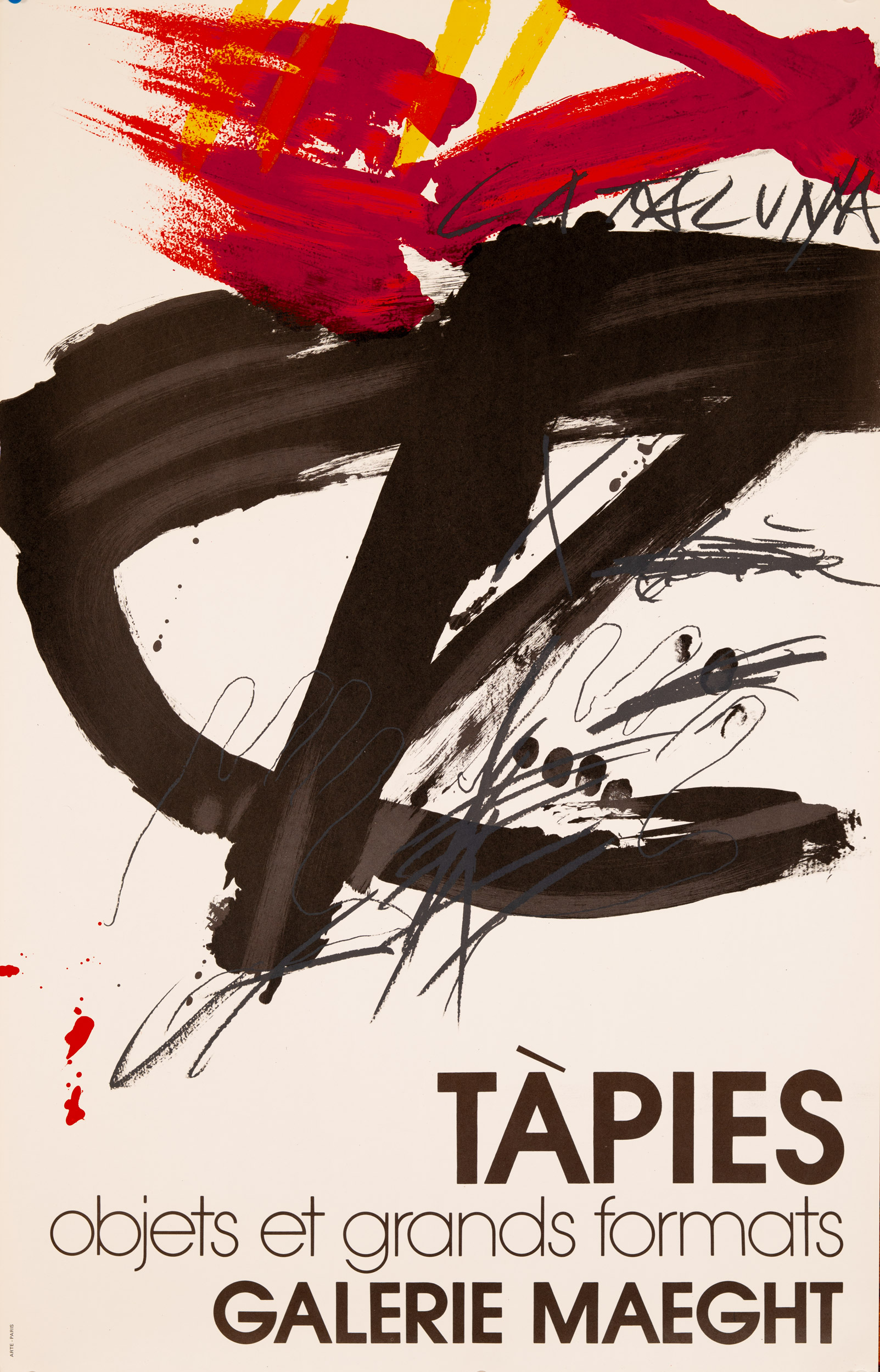 TAPIES — OBJETS ET GRANDS FORMATS — GALERIE MAEGHT — 1972