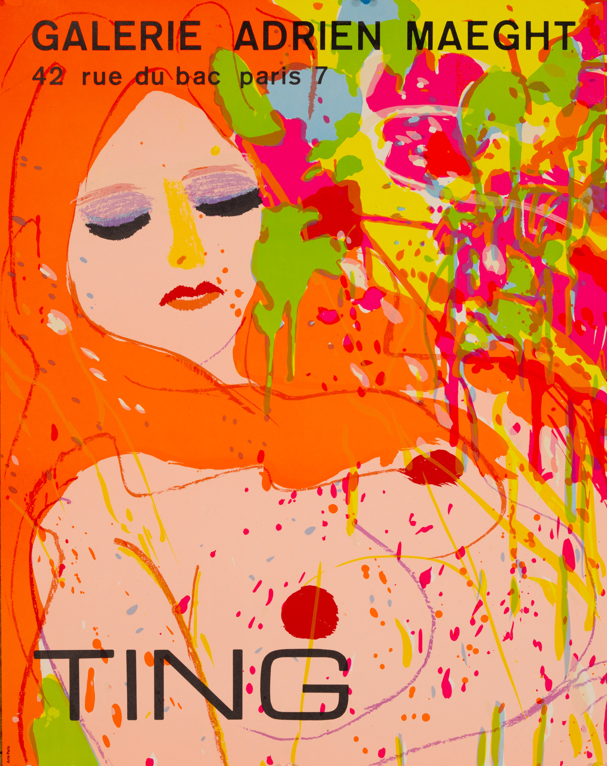 WALASSE TING — GALERIE ADRIEN MAEGHT — 1974