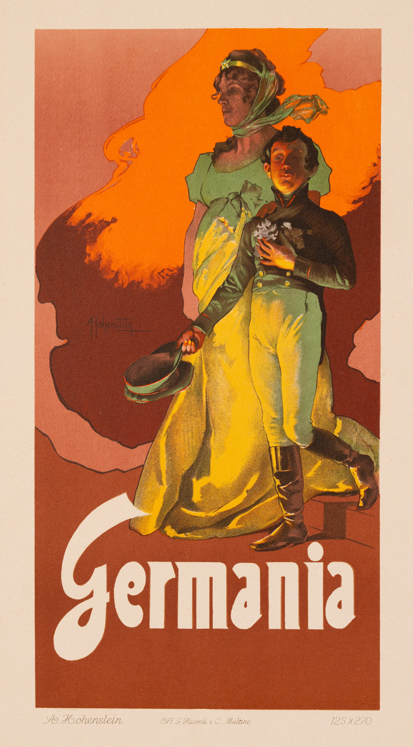 GERMANIA - ADOLFO HOHENSTEIN — RICORDI PORTFOLIO — c.1910