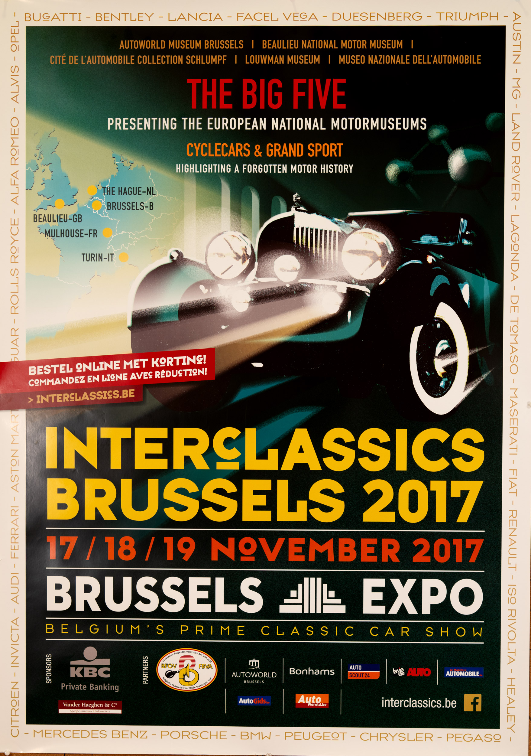 INTERCLASSICS Brussels — 2017 Car Show