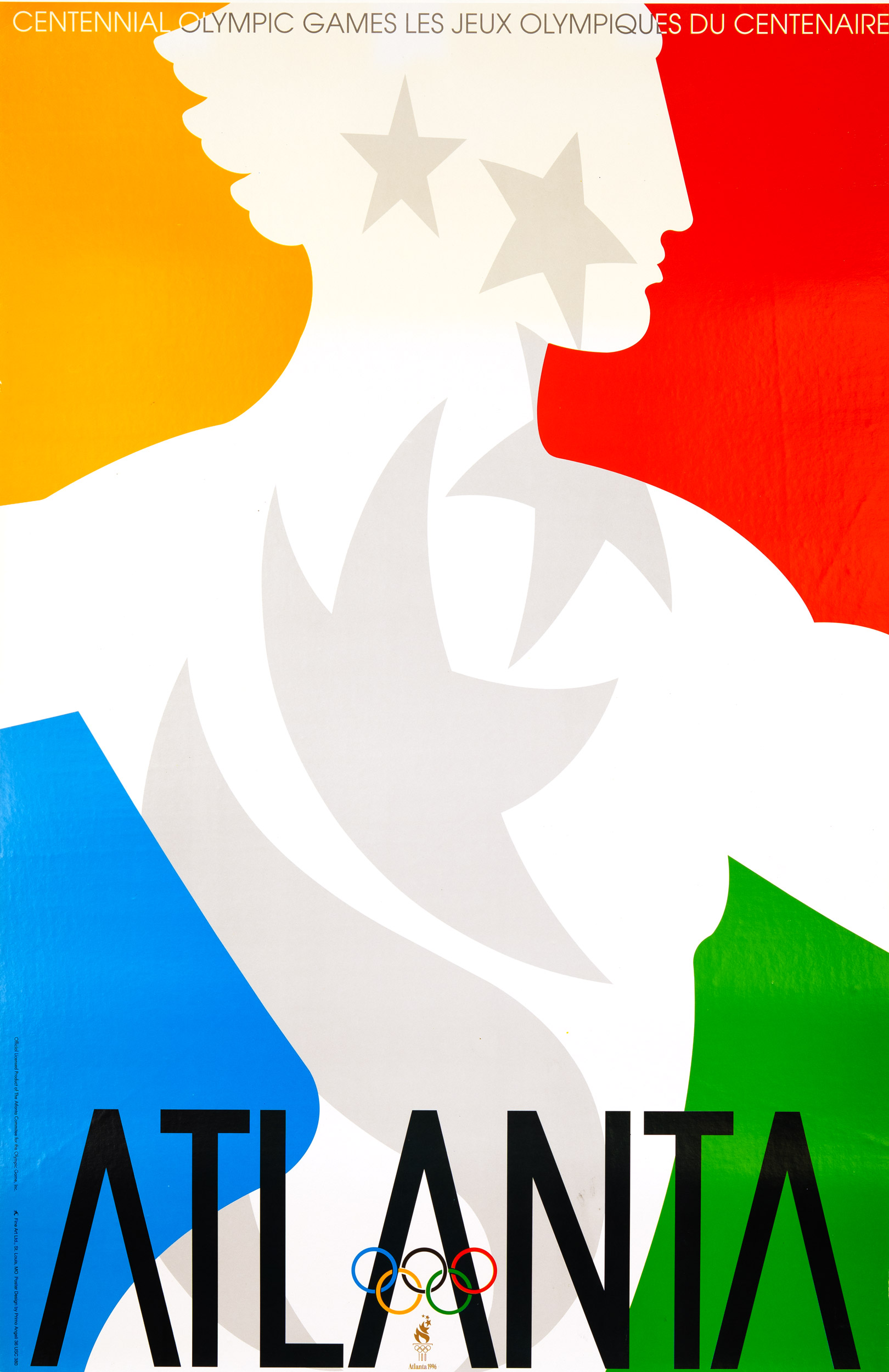 Atlanta Olympics Official Poster, Primo Angeli, 1996 Official poster