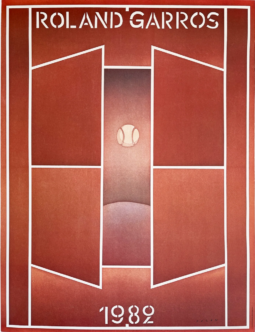 Roland Garros 1982 Jean-Michel Folon ORIGINAL